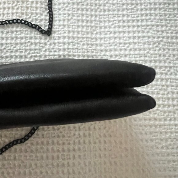 Loeffler Randall Envelope Clutch Turn-Lock Purse Black - Picture 11 of 16